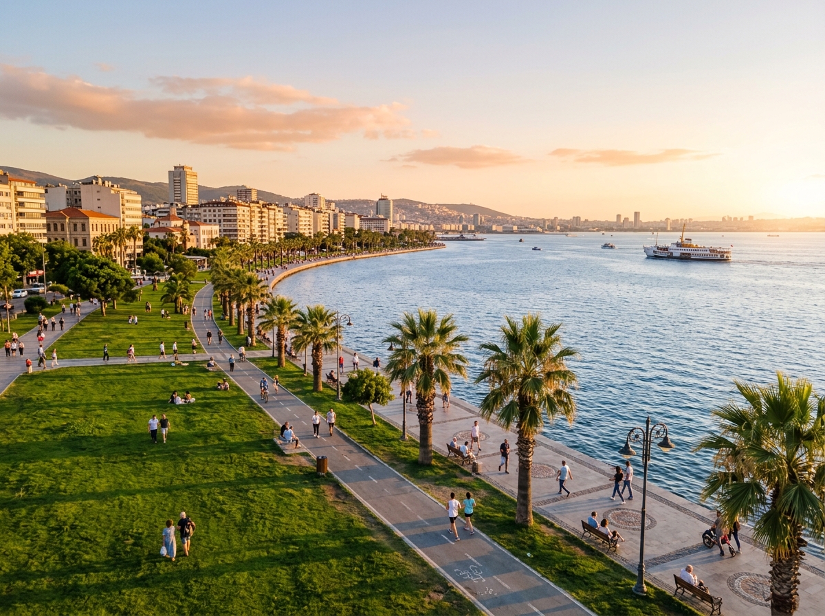 Kordon Seaside Promenade in Alsancak
